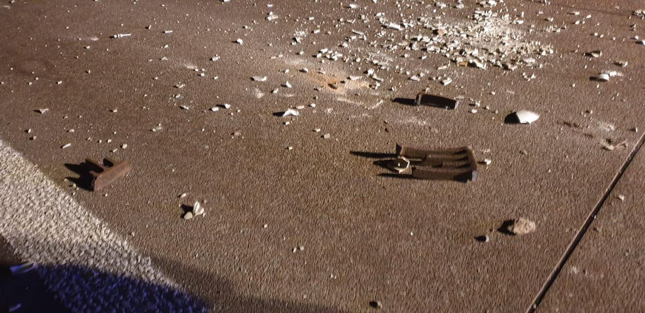 Ciężkie przedmioty spadały na autostradę A72 w południowych Niemczech