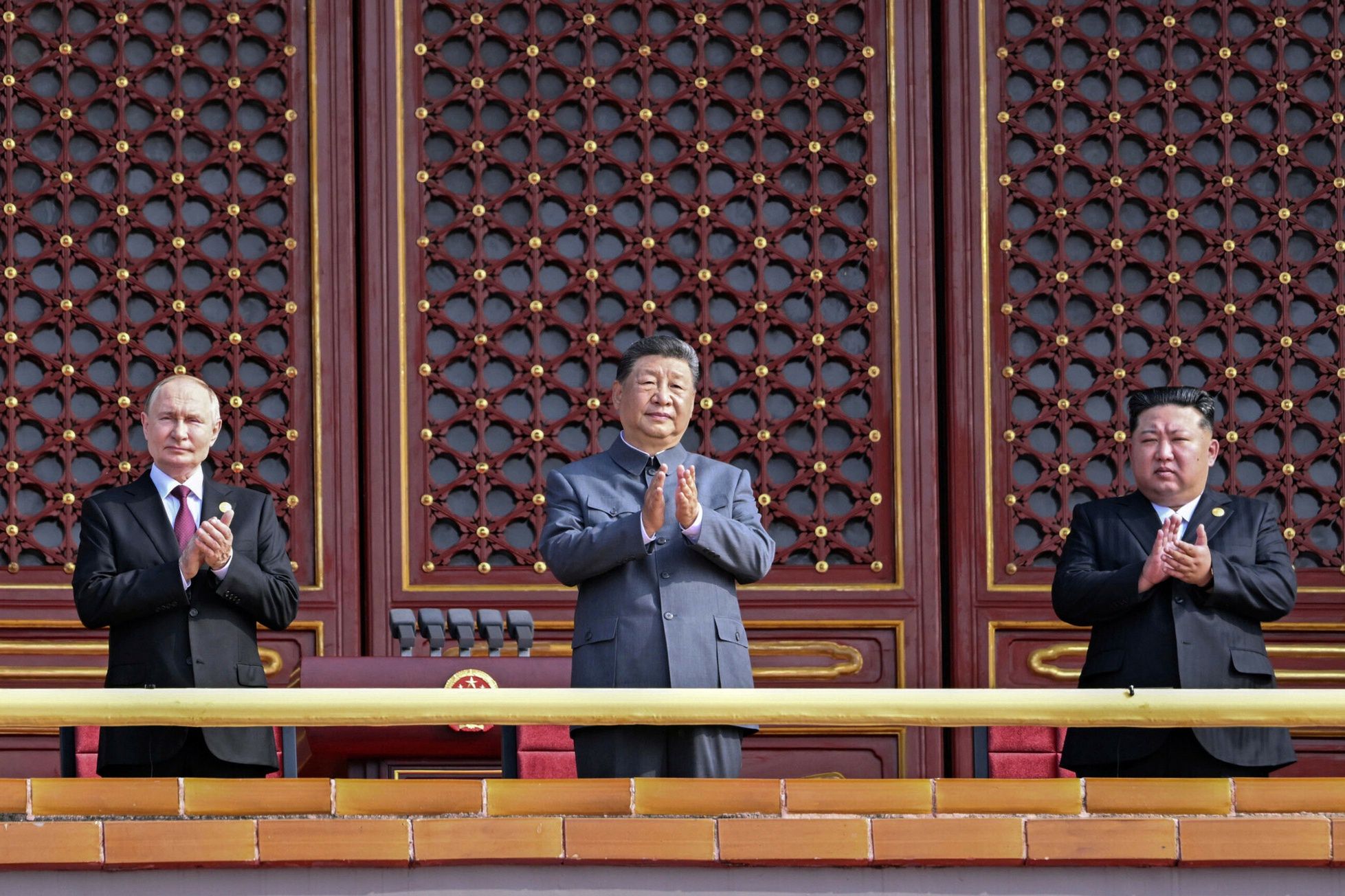 Władimir Putin i Kim Dzong Un na wspólnej wizycie w Chinach