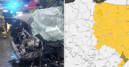 Poważny wypadek w łódzkim, alerty pogodowe [SKRÓT PORANKA]