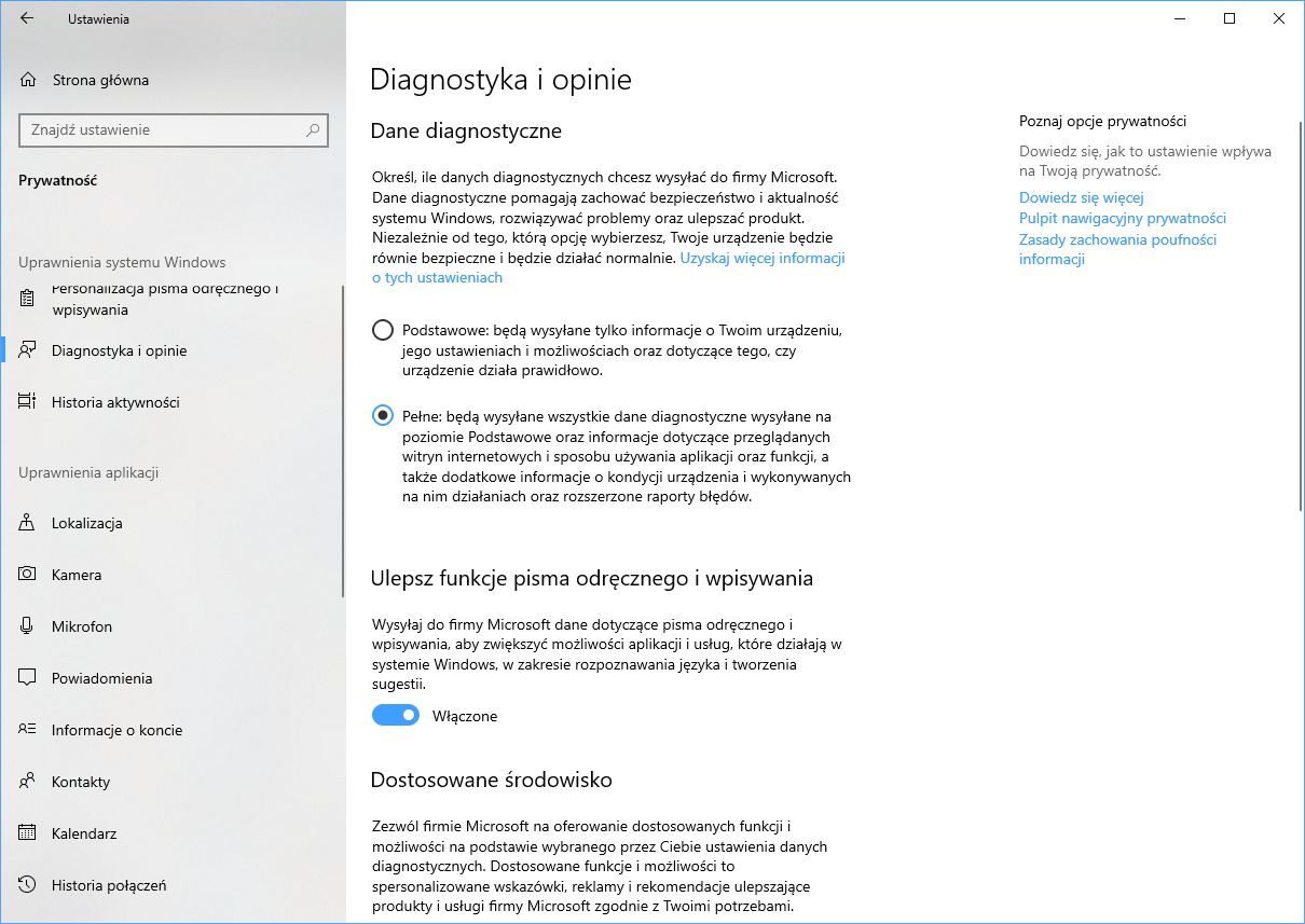 A czy Ty wysyłasz pełne dane telemetryczne, jak przykładny obywatel?  🤔