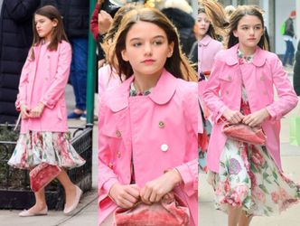 12-letnia Suri Cruise upodabnia się do mamy na spacerze z bogatymi koleżankami