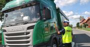 2,5 promila w 25-tonowej ciężarówce. Chciał tak przejechać ponad 100 km