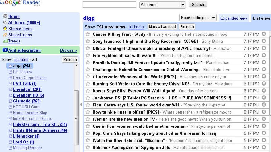 Integrujemy Facebooka z Google Readerem 1