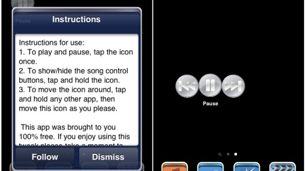 Kontrolowanie odtwarzania za pomocą ikony na iOS 1