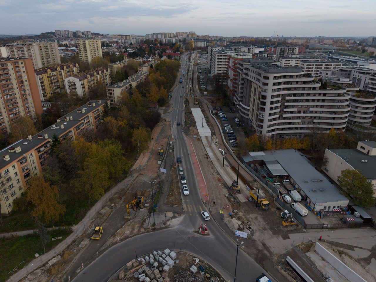 Kraków: Budowa linii do Mistrzejowic jeszcze bardziej zakorkuje miasto