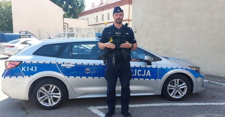 Policjant wkroczył do akcji. Zapobiegł sąsiedzkiej awanturze