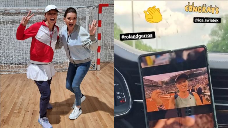 Gwiazdy gratulują Idze Świątek wygranej w Roland Garros