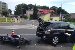 Śmierć motocyklistki w Gryfowie Śląskim. 19-latka zderzyła się z samochodem