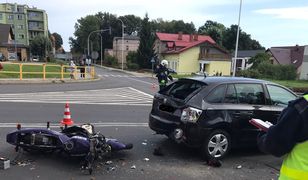 Śmierć motocyklistki w Gryfowie Śląskim. 19-latka zderzyła się z samochodem