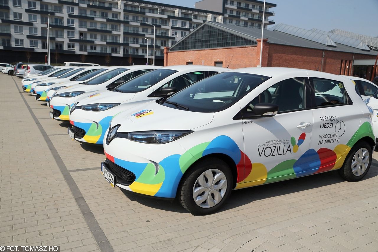 Vozilla, czyli carsharing we Wrocławiu. Do dyspozycji tylko auta elektryczne