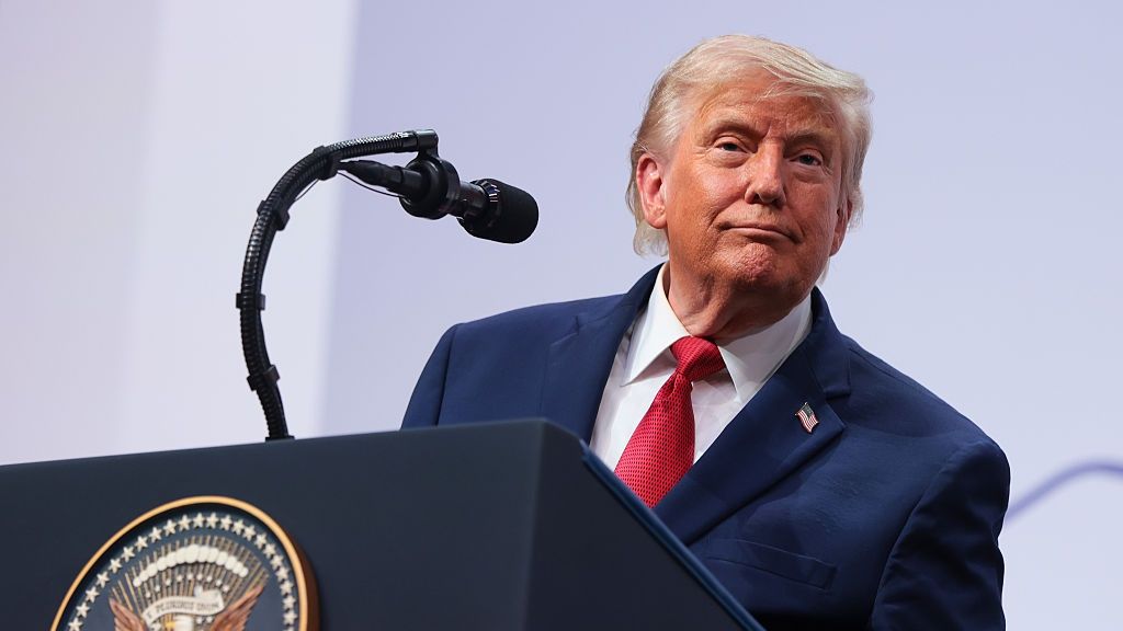 President Trump Attends G7 Summit In Evian, France
EVIAN-LES-BAINS, FRANCE - JUNE 17: U.S. President Donald Trump attends a press conference during the G7 Leaders' Summit on June 17, 2026 in Evian-les-Bains, France. Leaders from the Group of 7 (G7) countries convened in Evian, France, near the Swiss border, for their annual summit to discuss challenges to peace and security for Ukraine and Europe, the situation in the Middle East, and other geopolitical issues. (Photo by Anna Moneymaker/Getty Images)
Anna Moneymaker