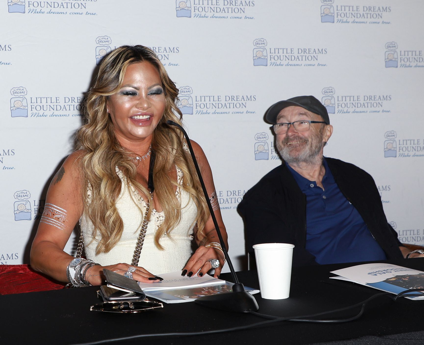 Orianne Bates i Phil Collins