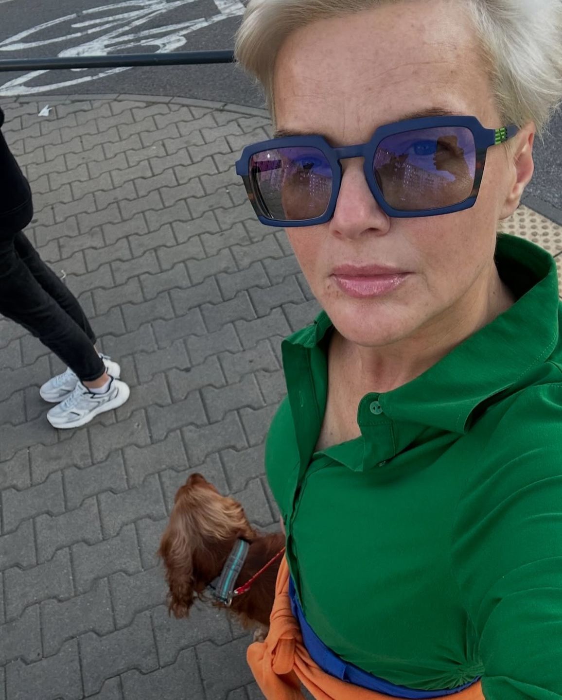 Monika Richardson z ukochanym pupilem