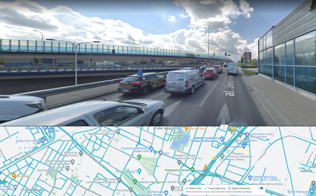 Street View w Google Maps