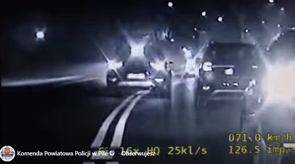 Piła: Niebezpieczne wyprzedzanie na DK11. Kierowca ukarany mandatem