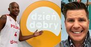"Dzień Dobry TVN". Filip Chajzer gości czarnoskórego sportowca w śniadaniówce: "A myślisz, że DZIEWCZYNY FAKTYCZNIE LUBIĄ BRĄZ?"