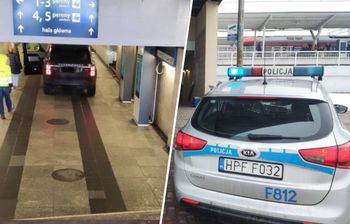 Szukała parkingu pod dworcem. Wjechała do przejścia podziemnego