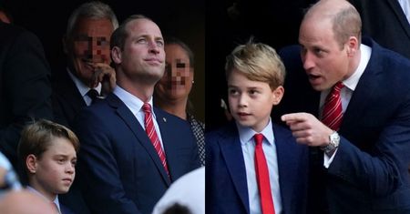 Książę William zabrał George'a do Paryża! Poszli razem na mecz (ZDJĘCIA)