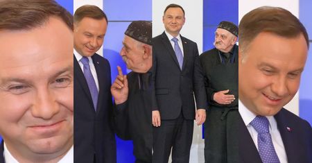 Uradowany Andrzej Duda prezentuje "niepodległościową" czcionkę (ZDJĘCIA)