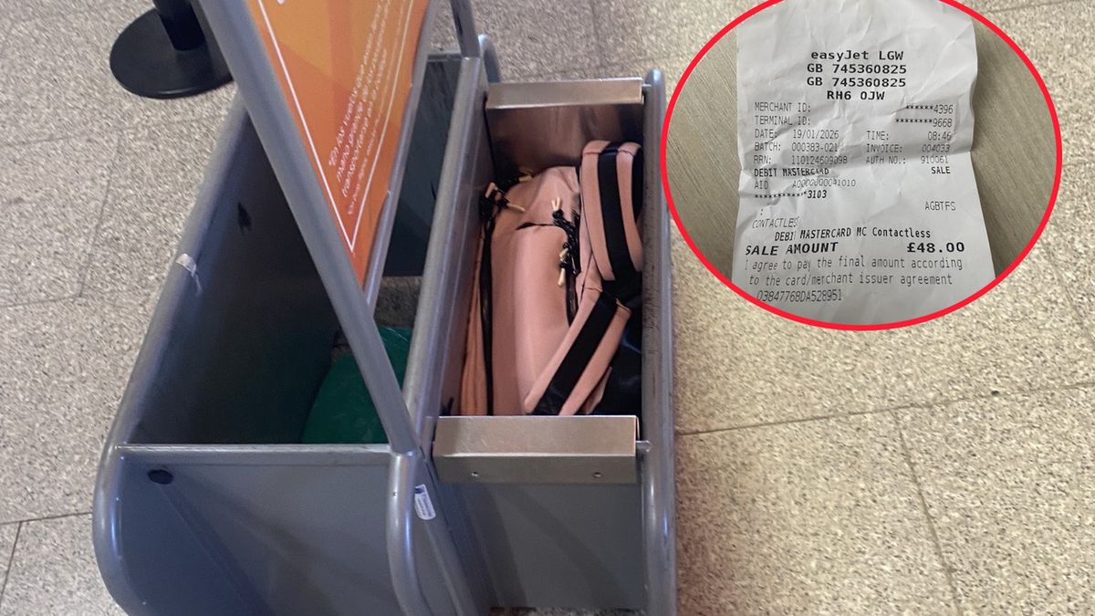 Pasażerka pokazał, że bagaż się mieścił