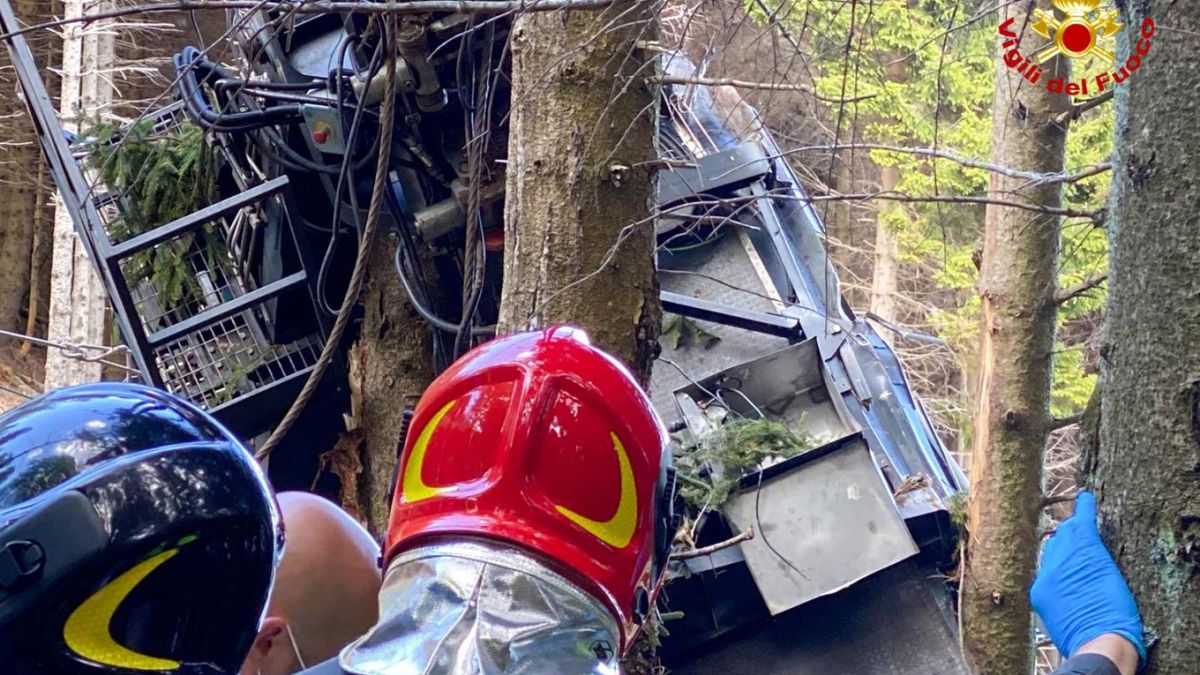 Wagonik został zmiażdżony