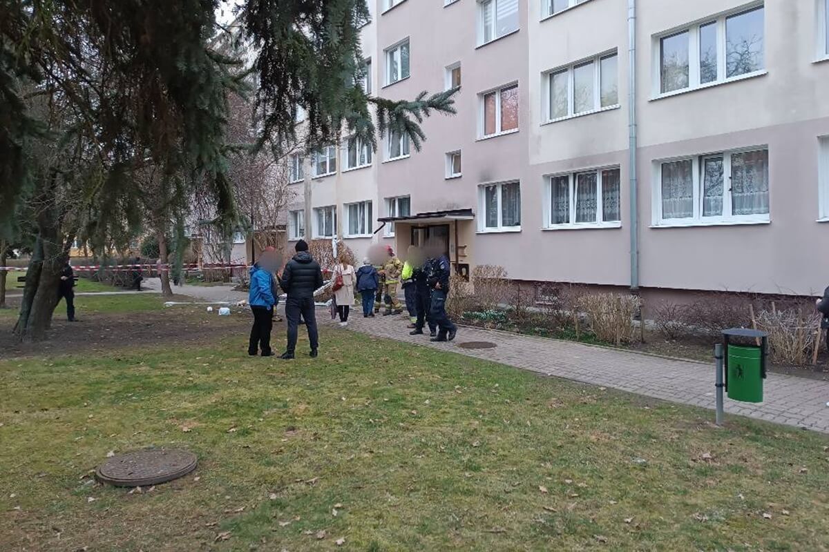 Wybuch gazu w bloku przy ul. Nałkowskich w Lublinie