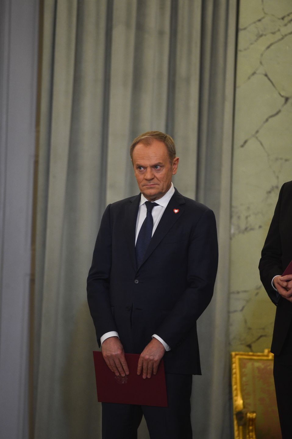 Andrzej Duda i Donald Tusk na zaprzysiężeniu nowego rządu