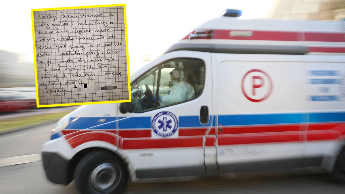 42-latek nie chciał się zaszczepić. Właśnie wyszedł ze szpitala. Taki list zostawił na sali