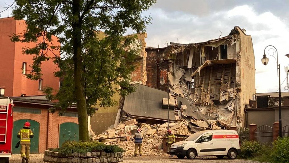Chorzów. Runęła kamienica na ul. Dworcowej.