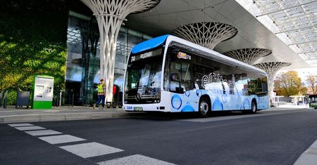 MPK Lublin testuje nowy autobus wodorowy Mercedesa. Na jednym tankowaniu przejedzie nawet 400 km