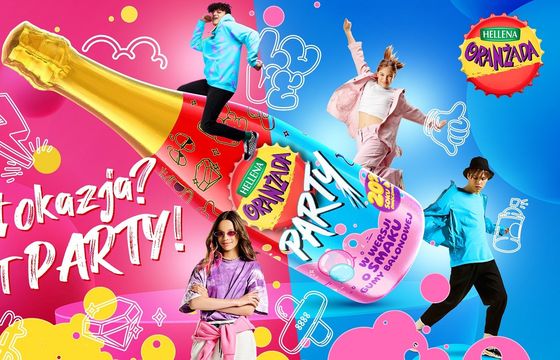 Oranżada Hellena Party w kampanii świętuje sukcesy dzieci