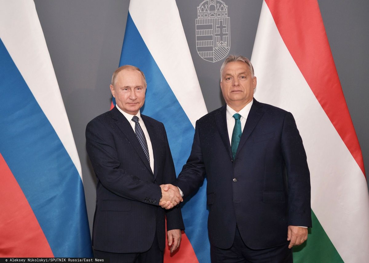 Władimir Putin i Viktor Orban w 2019 roku 