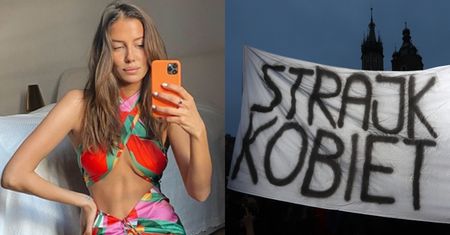 Dziewczyna Brada Pitta WSPIERA STRAJK KOBIET W POLSCE! (FOTO)