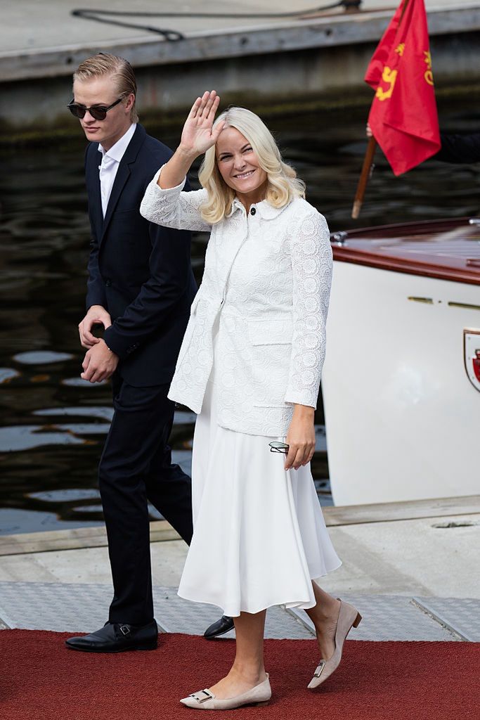 Księżna Mette-Marit i jej syn, Marius Borg Høiby