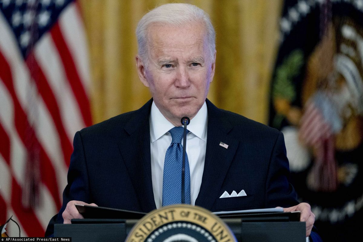 Konflikt Rosja-Ukraina. Biden chce uderzyć w Putina.  (AP Photo/Andrew Harnik)