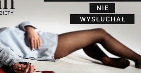 Na plakatach kobieta we krwi. Kontrowersyjna kampania reklamowa