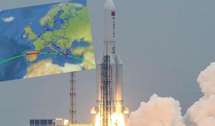 Szczątki chińskiej rakiety nad Europą. Dwa kraje Europy przejściowo zamknęły przestrzeń powietrzną