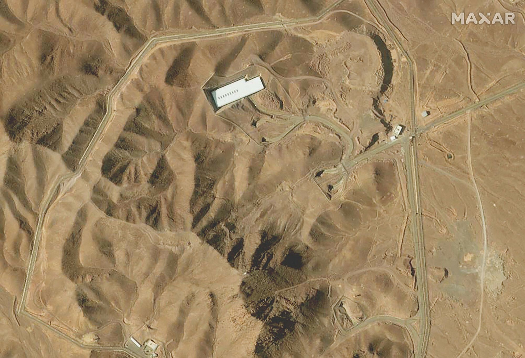 Archiwum zagraniczne East News 2025-06This handout satellite image provided by Maxar Technologies and taken on February 12, 2025 shows an overview of the Fordo (Fordow) uranium enrichment facility, south of the capital Tehran. Iranian authorities said on June 13 that nuclear sites at Fordow and Isfahan have not been hit in Israel strikes, according to the head of the International Atomic Energy Agency. (Photo by Satellite image �2021 Maxar Technologies / AFP) / RESTRICTED TO EDITORIAL USE - MANDATORY CREDIT "AFP PHOTO / Satellite image �2021 Maxar Technologies " - NO MARKETING - NO ADVERTISING CAMPAIGNS - DISTRIBUTED AS A SERVICE TO CLIENTS - The watermark may not be removed/cropped / THE WATERMARK MAY NOT BE REMOVED/CROPPED-