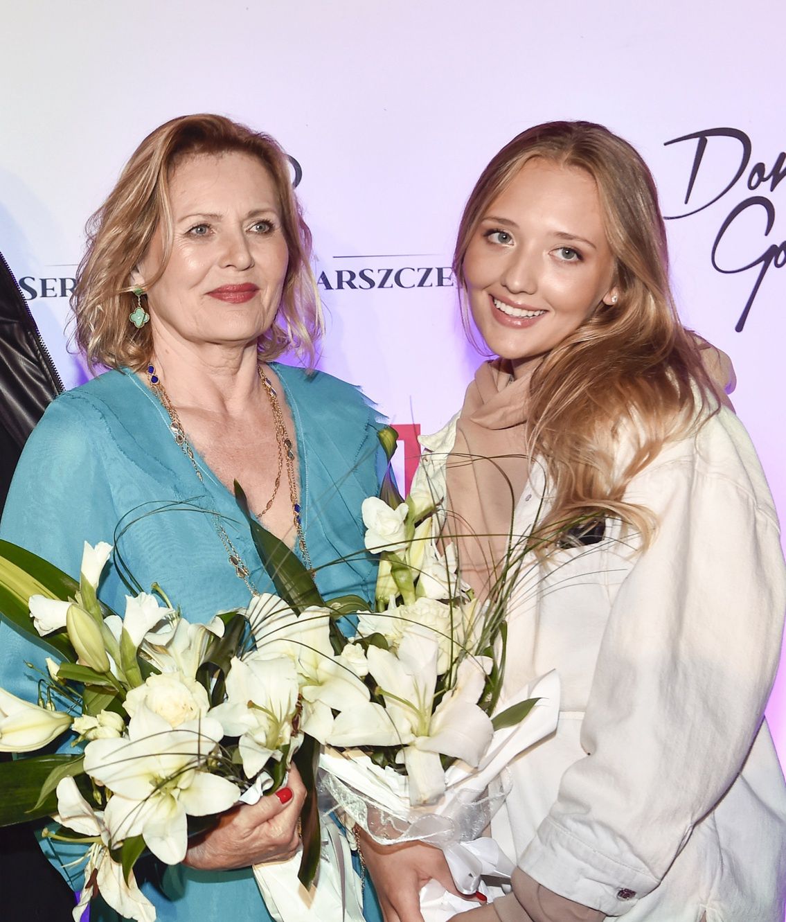 Grażyna Szapołowska z córką i wnuczką