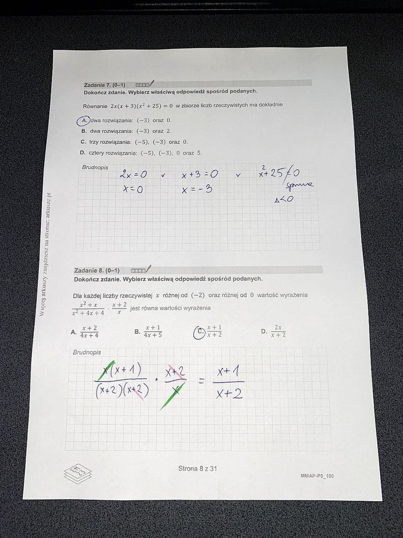 Matura 2025 z matematyki - rozwiązania i odpowiedzi do arkusza C
