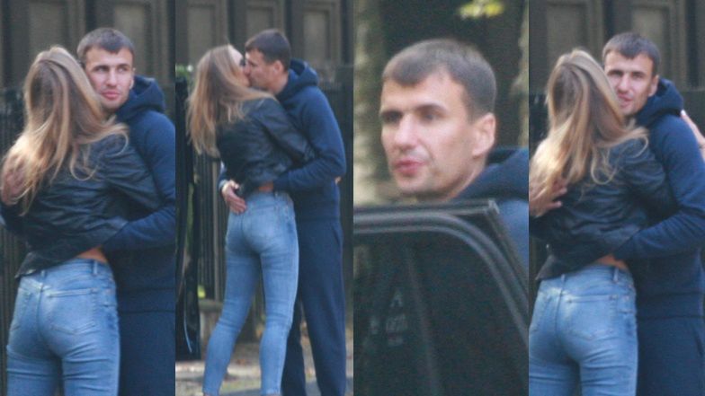 Jarosław Bieniuk mizia się na ulicy z nową dziewczyną (ZDJĘCIA)