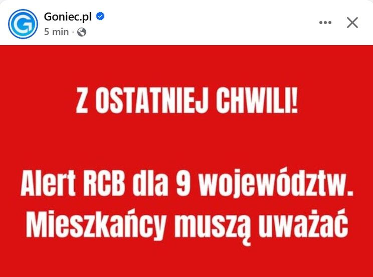 "Z ostatniej chwili" w Gońcu. 