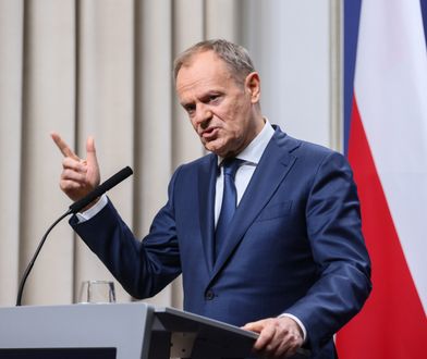 Tusk na konferencji o "bagnie". "Bardzo poważne" problemy Polski