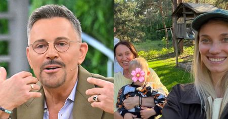 Sielanka u Krzysztofa Ibisza. Spędził rodzinny dzień z OBECNĄ I BYŁĄ ŻONĄ oraz dziećmi (FOTO)