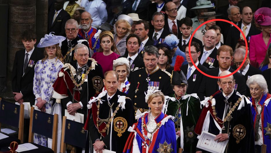 Nie tylko Harry był niezadowolony z miejsca podczas koronacji