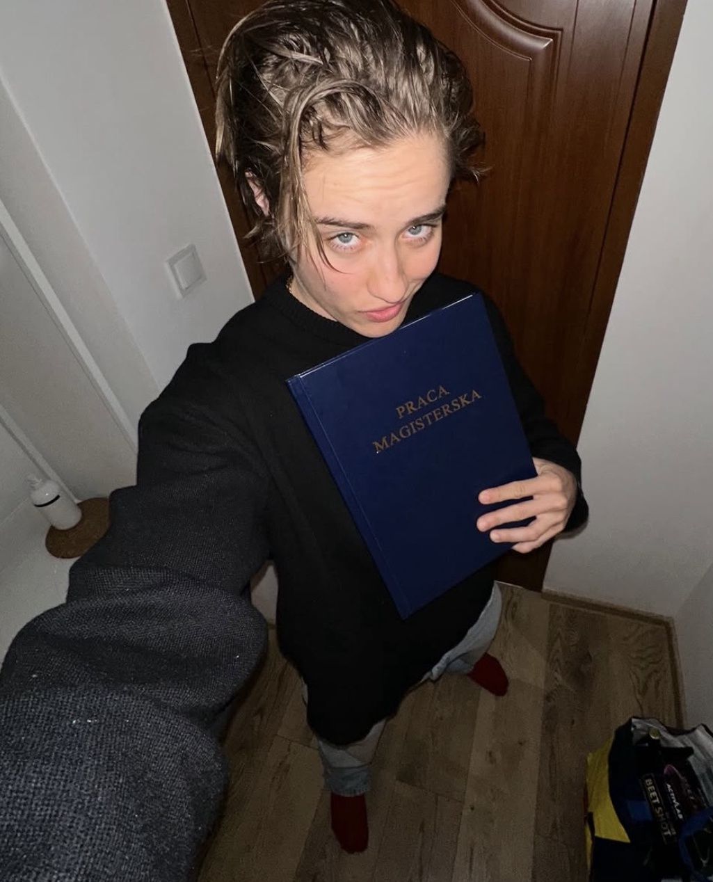 Katarzyna Zillmann chwali się pracą magisterską 