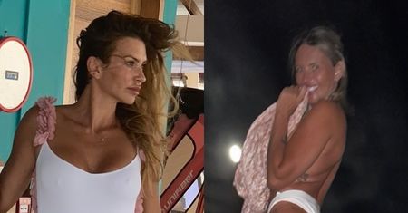 Rozbawiona Monika Goździalska pozuje TOPLESS na plaży. "Czysta, dzika wolność" (FOTO)