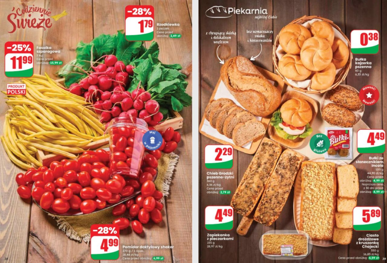 Opracowanie własne na podstawie gazetki promocyjnej Dino z dnia 