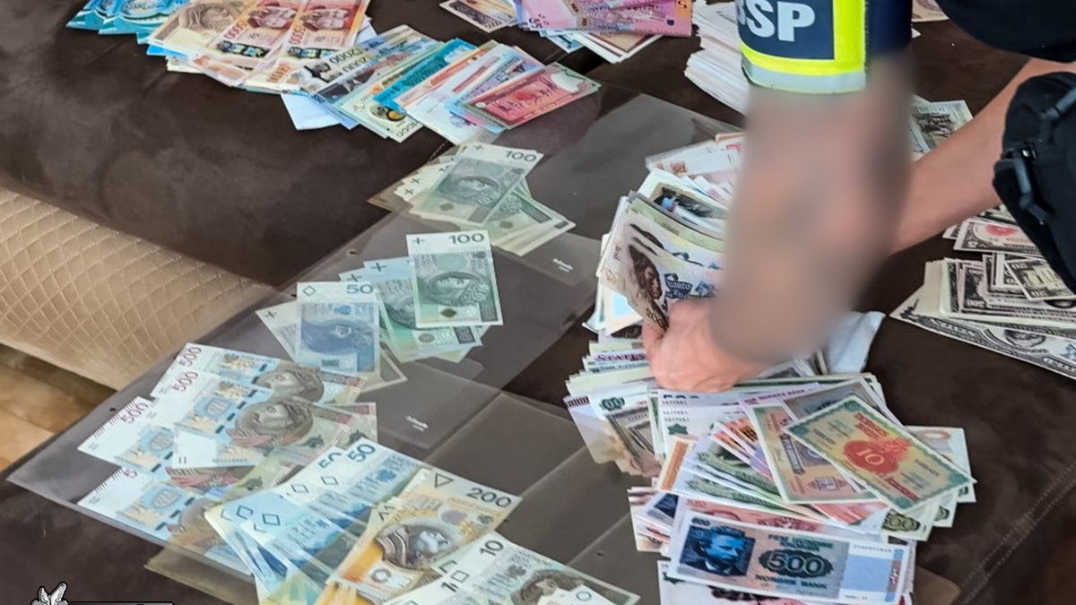 CBŚP zatrzymało 47-latka, który fałszował banknoty