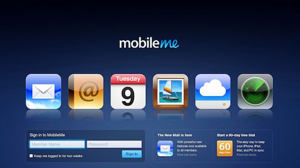 Apple odświeżyło MobileMe 1
